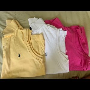 3-Pack of Women’s Sleeveless Polos